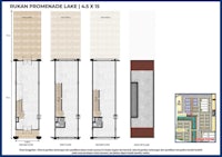 a floor plan of a building with different floor plans