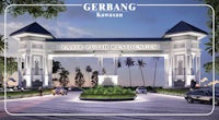 the entrance to gerbang pasir puluh residences