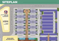 a map showing the site plan for steeple plan