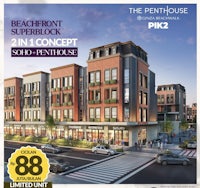 the penthouse at the beachfront superblock