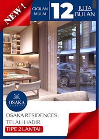 an advertisement for osaka residences