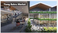 a rendering of a shopping mall with the words tong bahru market