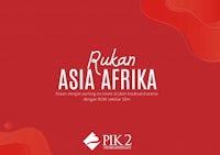 a red background with the words rukan asia afrika