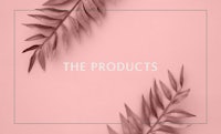 the products on a pink background