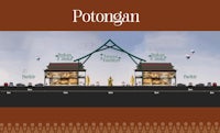 potogan - a building with a sign that says potogan