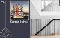 a book with the words common staircase and a picture of a staircase