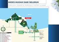 a map showing the location of lakes muda dari seluru