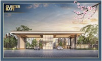 a rendering of the entrance to the cluster gate