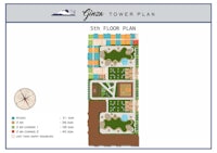 a map showing the location of the tower plan