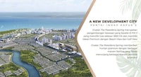 a new development city with a view of the ocean