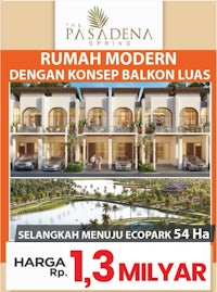 pasadena modern dengan konsep balon luas