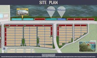 a map showing the site plan for a residential development