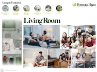 a website with pictures of people living in a living room