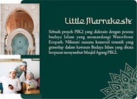 a poster with the words little muslim