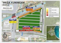 a map showing the location of mesa kuungan