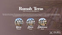 the advertisement for rumah teras