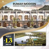 the advertisement for rumah modern