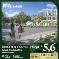 the advertisement for river safari in indonesia