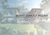 a house with the words bukit danau indah