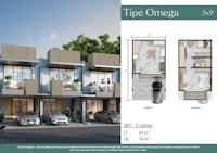 tipe omega - floor plan