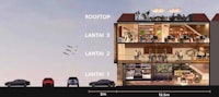 a diagram showing the layout of a building