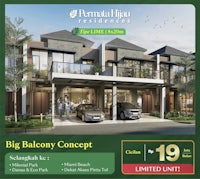 a flyer for the big balcony concept