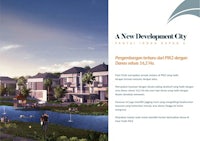 a flyer for a new development city