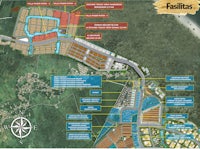 a map showing the location of a residential development