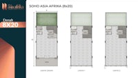 the floor plan of a two bedroom apartment