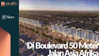 di boulevard 50 meter jalan asia