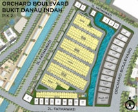 orchard boulevard bukit daniu indah site plan